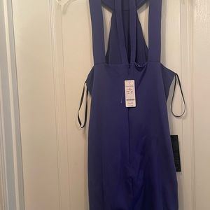 Bebe Mock Neck Ponti Dress